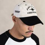 QAHERA 2-TONE BLACK/WHITE CAP - CODDIWOMPLE