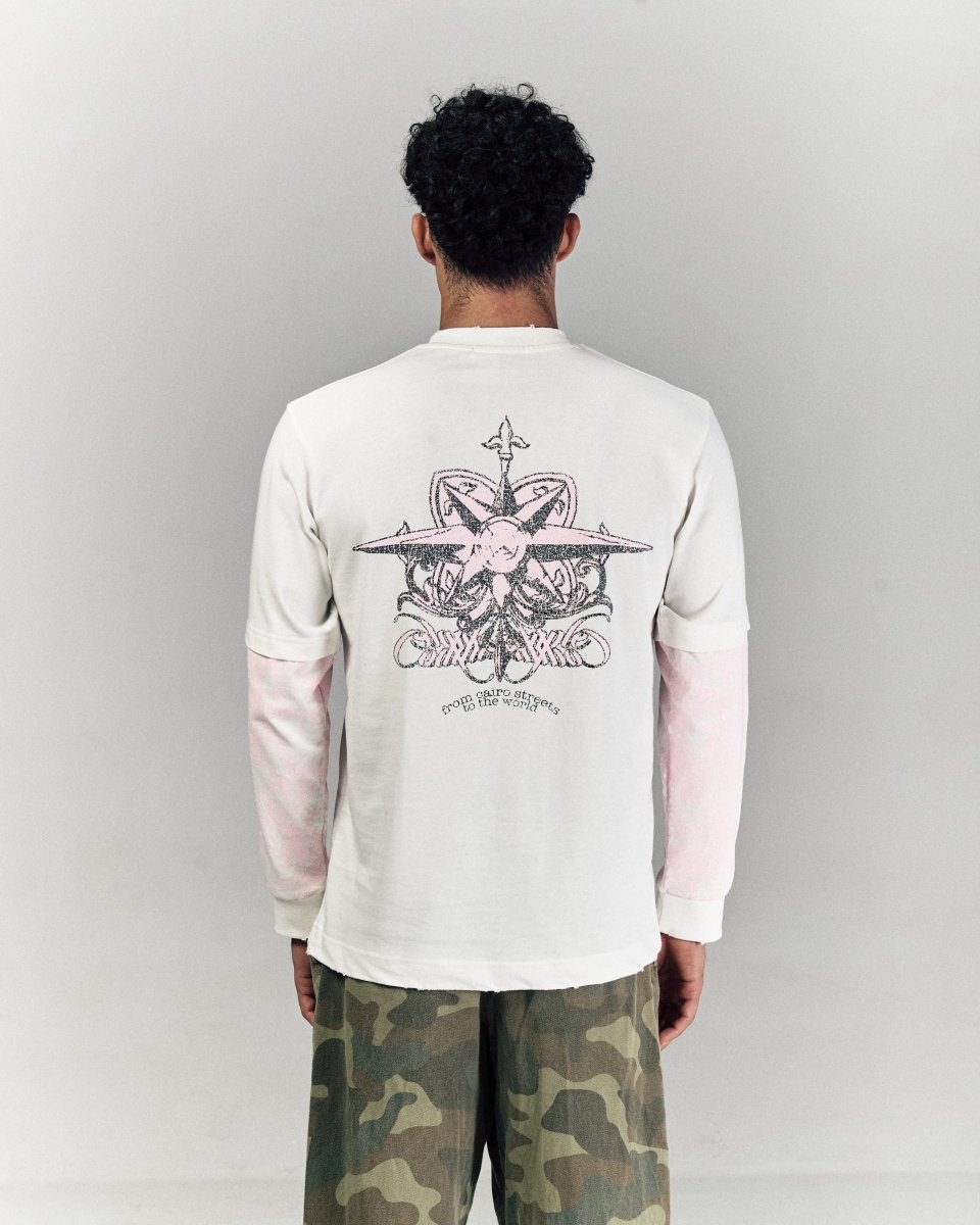 QUARTZ WHITE LONG SLEEVE TEE - CODDIWOMPLE