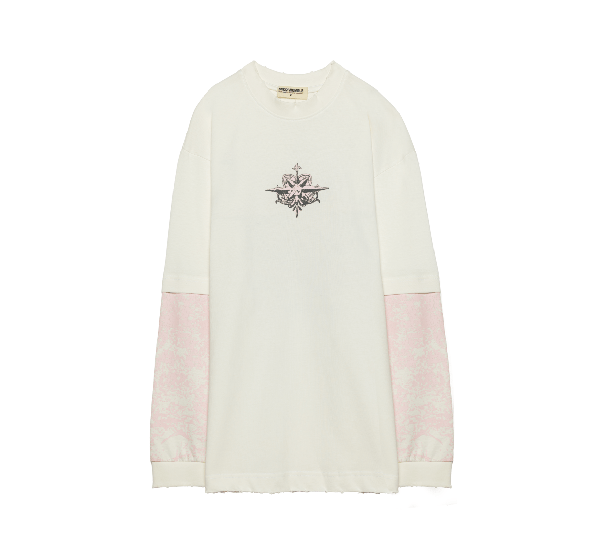 QUARTZ WHITE LONG SLEEVE TEE - CODDIWOMPLE