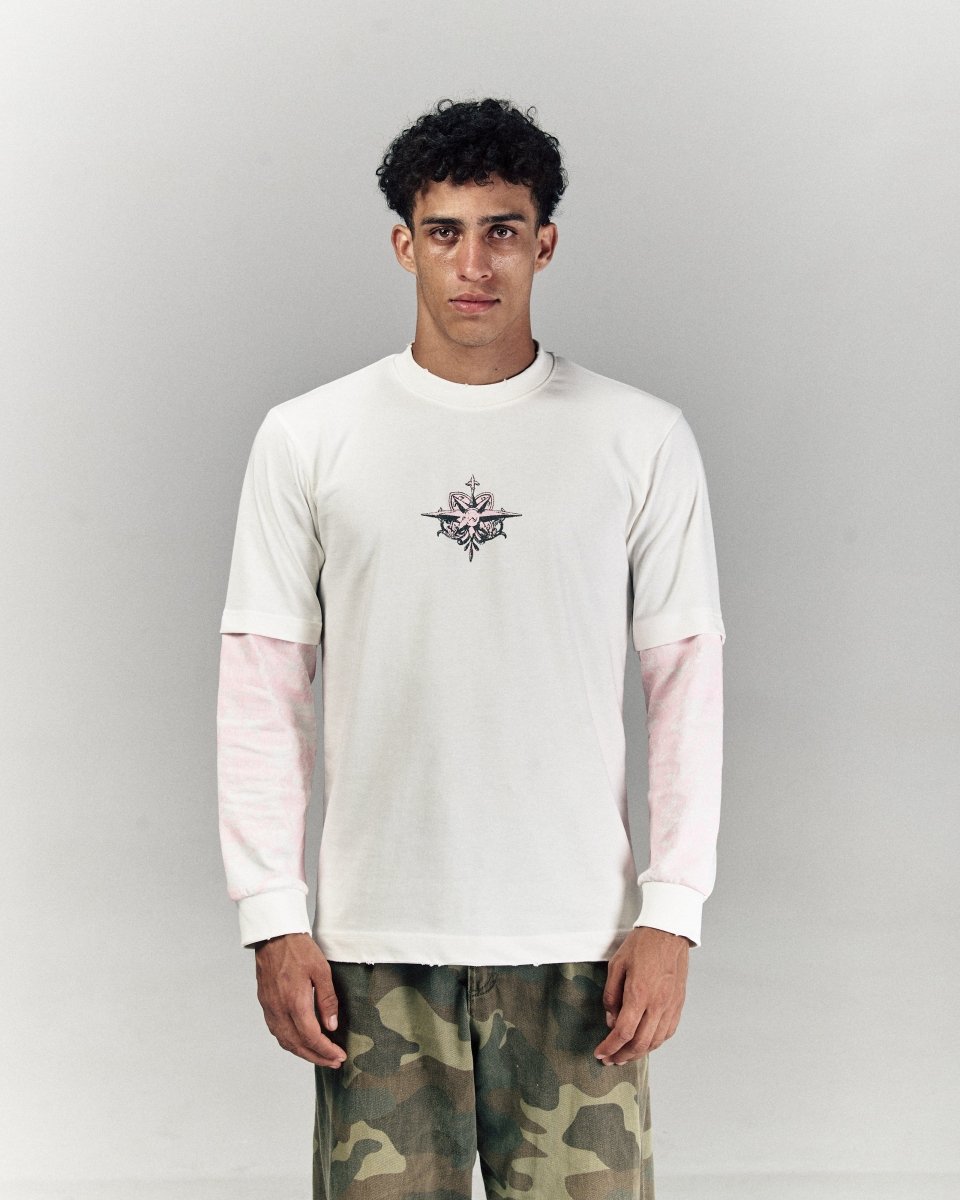 QUARTZ WHITE LONG SLEEVE TEE - CODDIWOMPLE