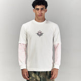 QUARTZ WHITE LONG SLEEVE TEE - CODDIWOMPLE
