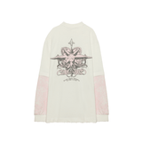 QUARTZ WHITE LONG SLEEVE TEE - CODDIWOMPLE