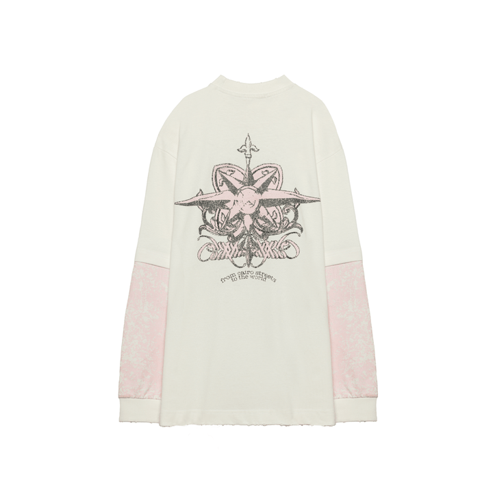 QUARTZ WHITE LONG SLEEVE TEE