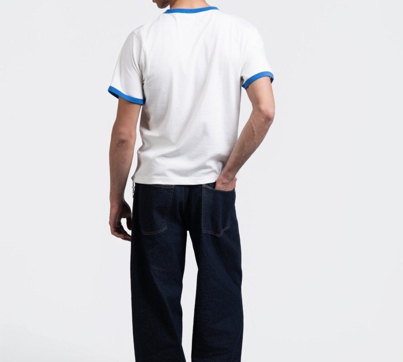 RADIO WHITE RINGER TEE - CODDIWOMPLE