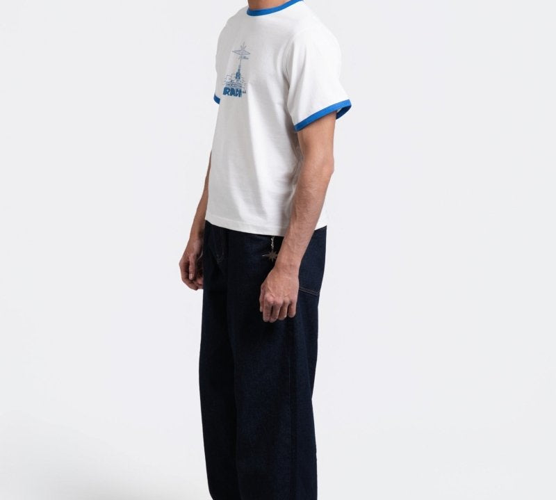 RADIO WHITE RINGER TEE - CODDIWOMPLE