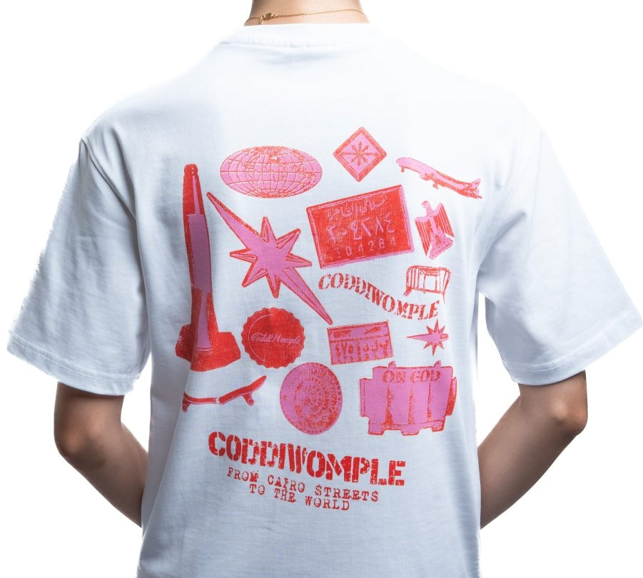 RED STREETS TEE - CODDIWOMPLE