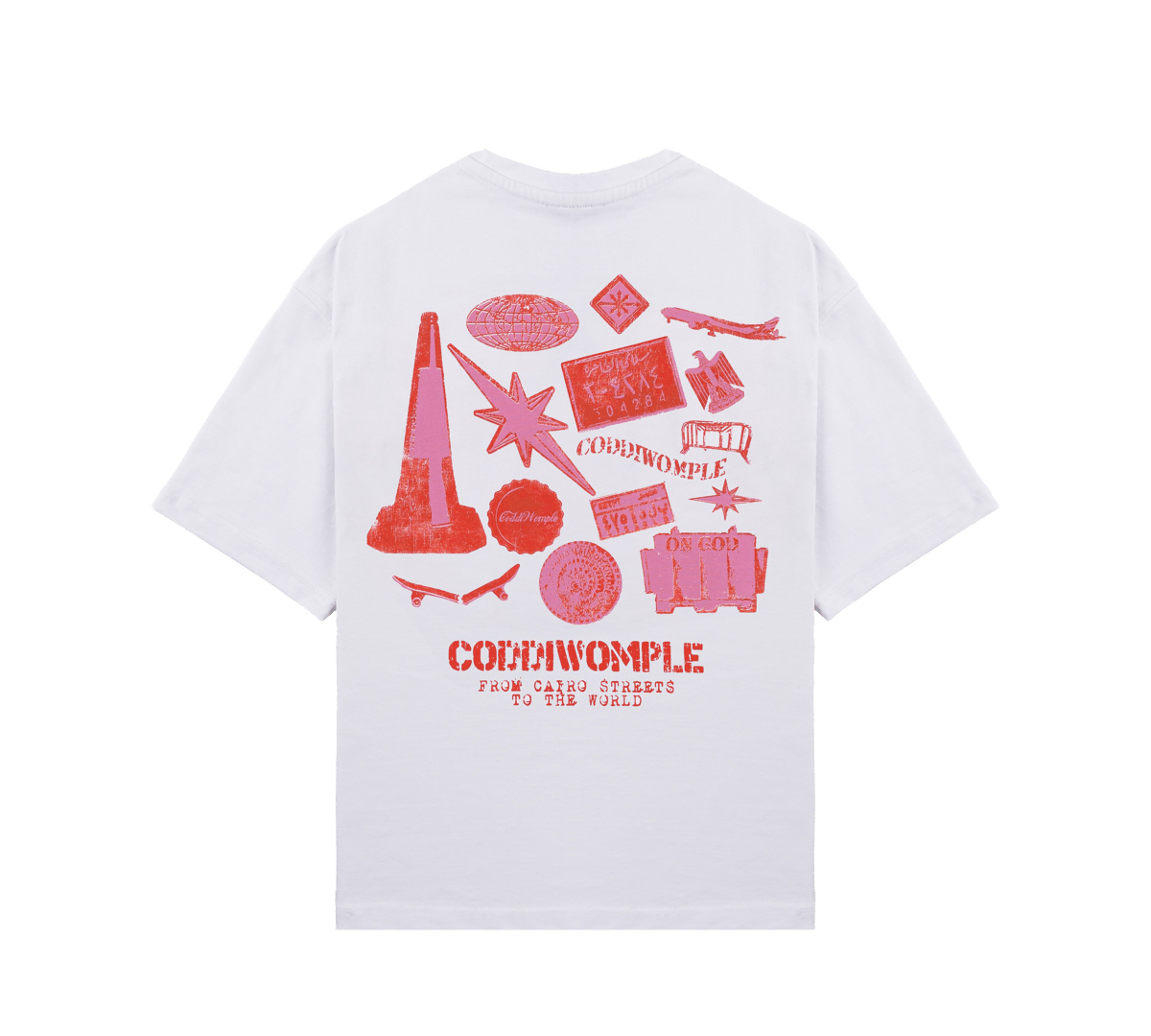 RED STREETS TEE - CODDIWOMPLE