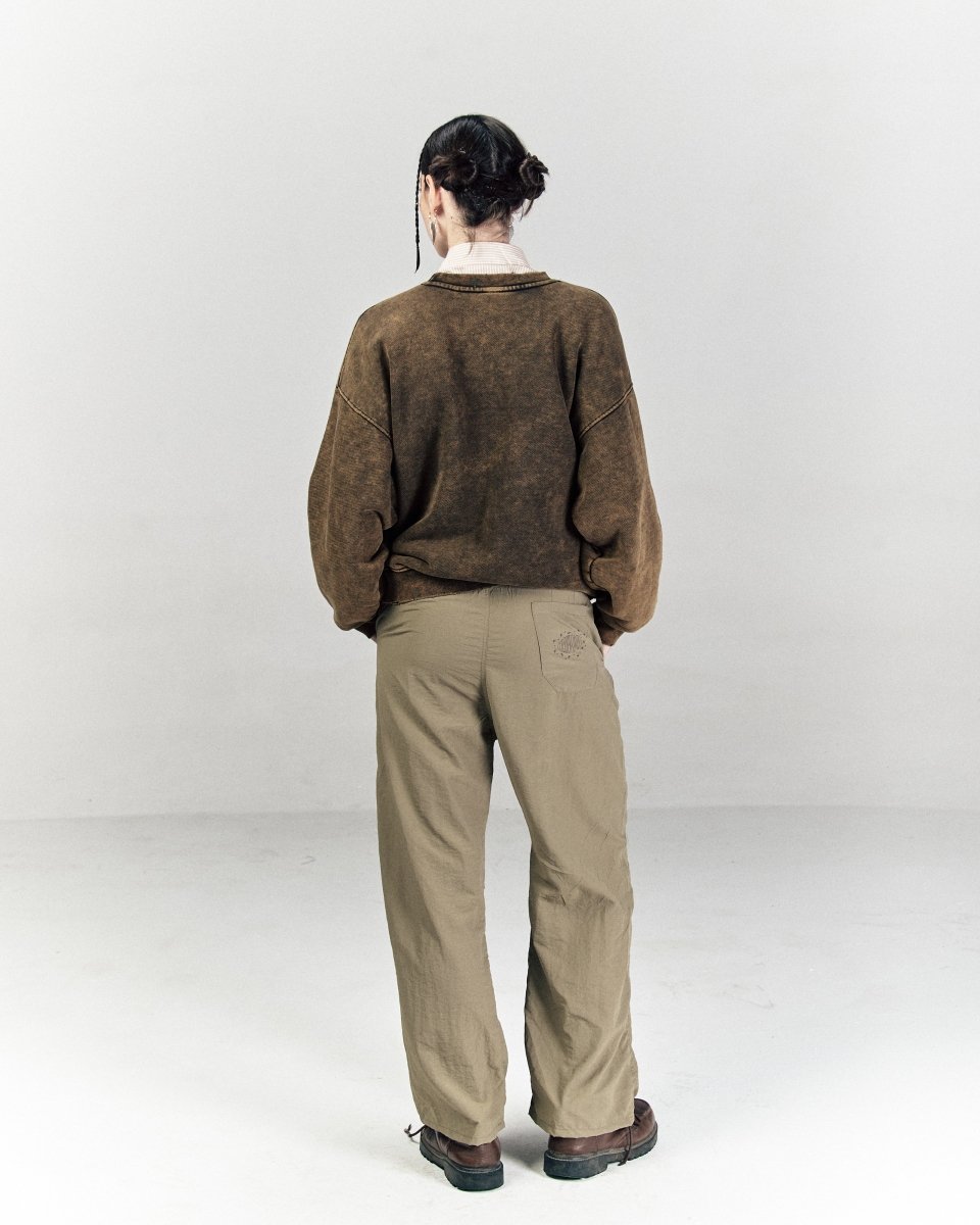 RUST BROWN CREWNECK - CODDIWOMPLE