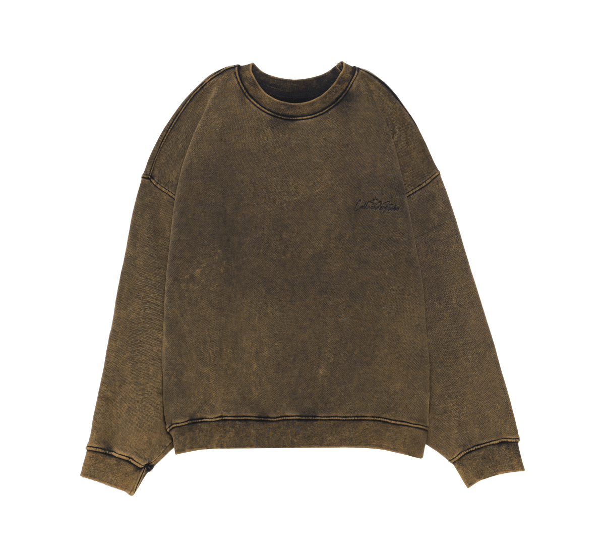 RUST BROWN CREWNECK - CODDIWOMPLE