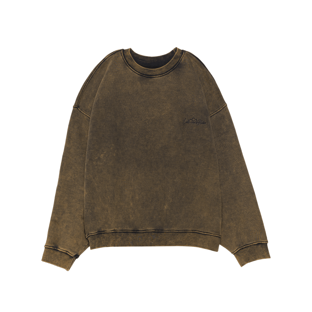 RUST BROWN CREWNECK - CODDIWOMPLE