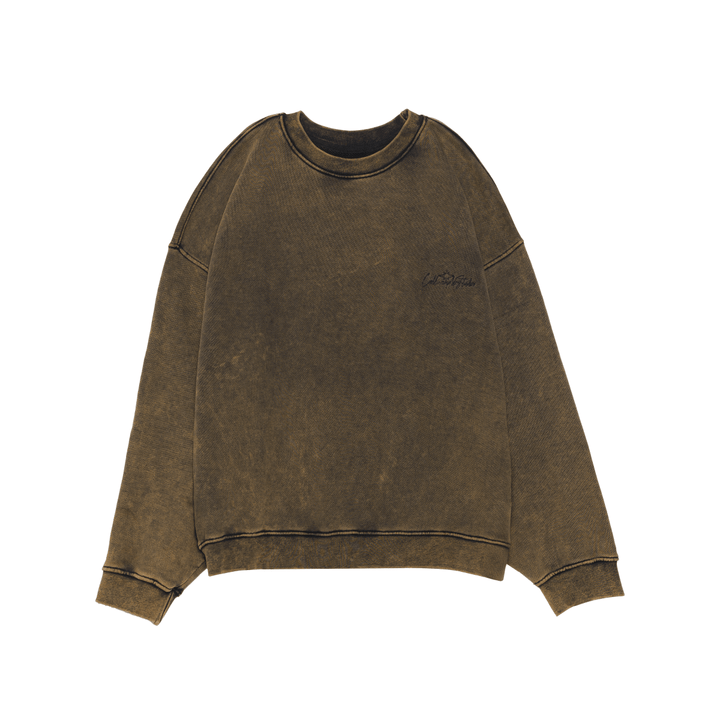 RUST BROWN CREWNECK