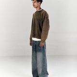 RUST BROWN CREWNECK - CODDIWOMPLE