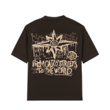 RUST BROWN TEE