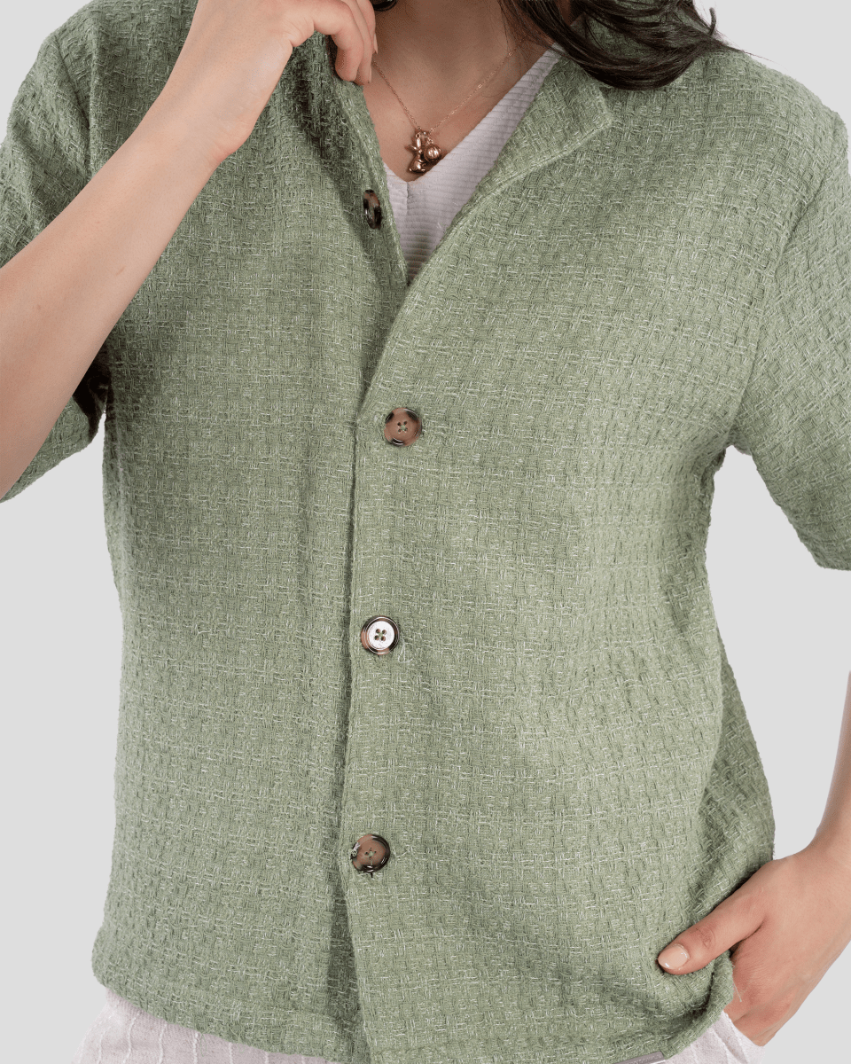 SAGE KNIT SHIRT - CODDIWOMPLE