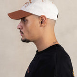 SAHARA 2-TONE BROWN/WHITE CAP - CODDIWOMPLE