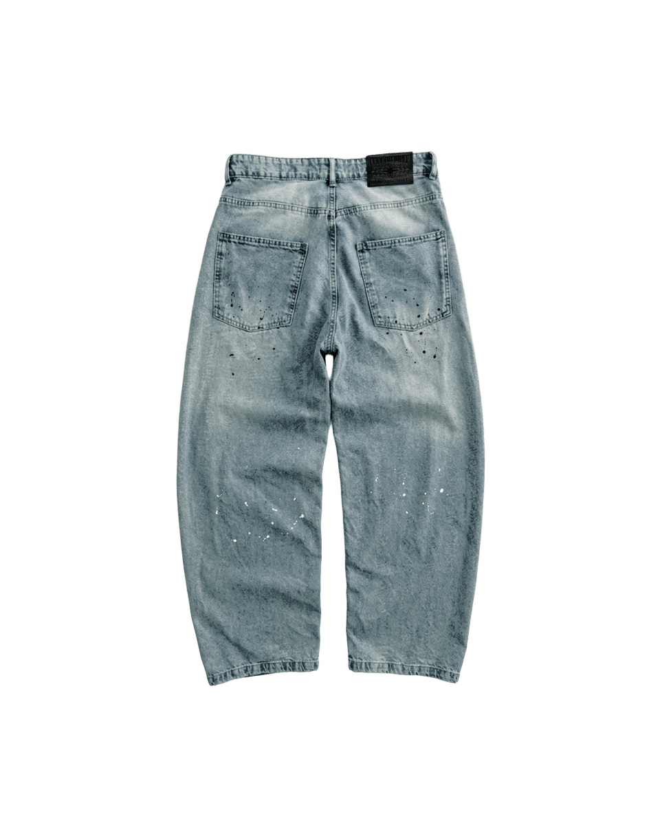 STAINED BAGGY JEANS - CODDIWOMPLE