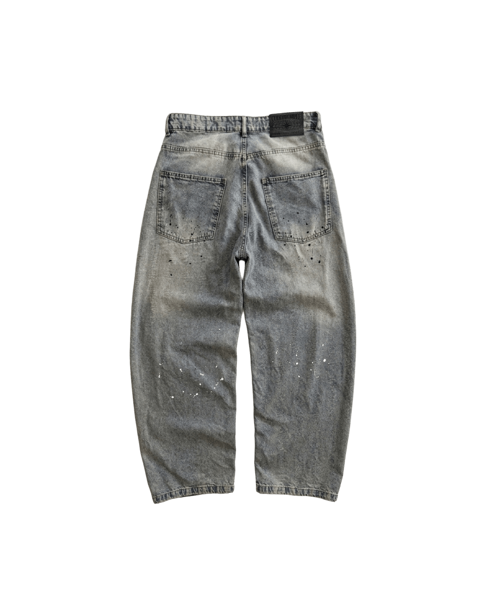 STAINED BAGGY JEANS - CODDIWOMPLE