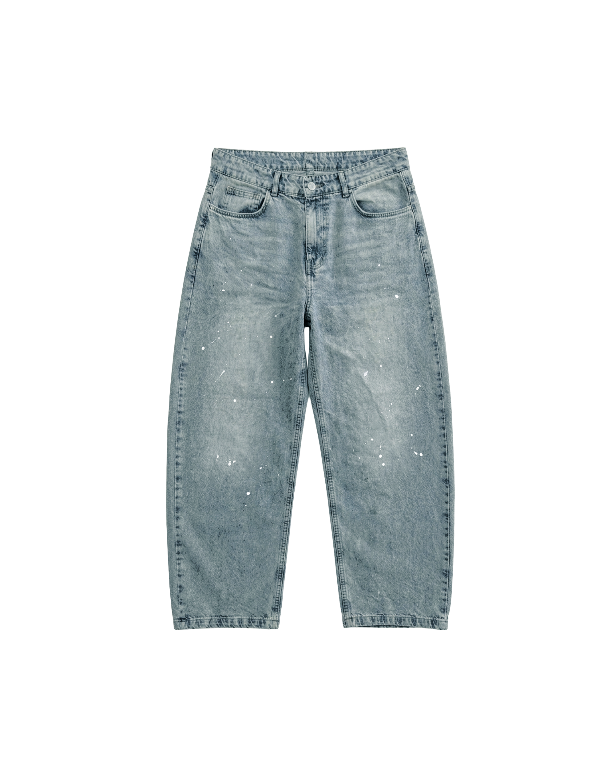 STAINED BAGGY JEANS