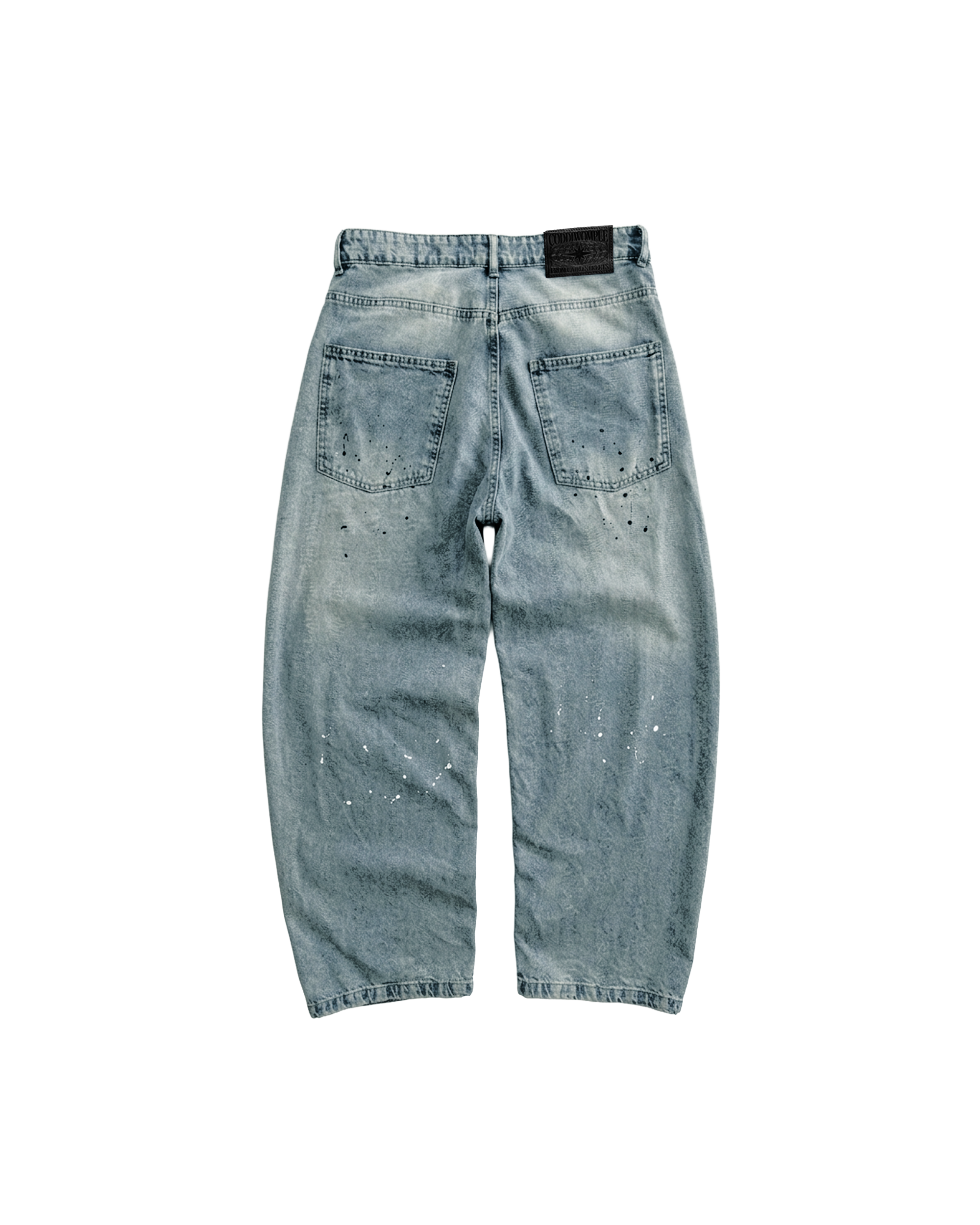 STAINED BAGGY JEANS