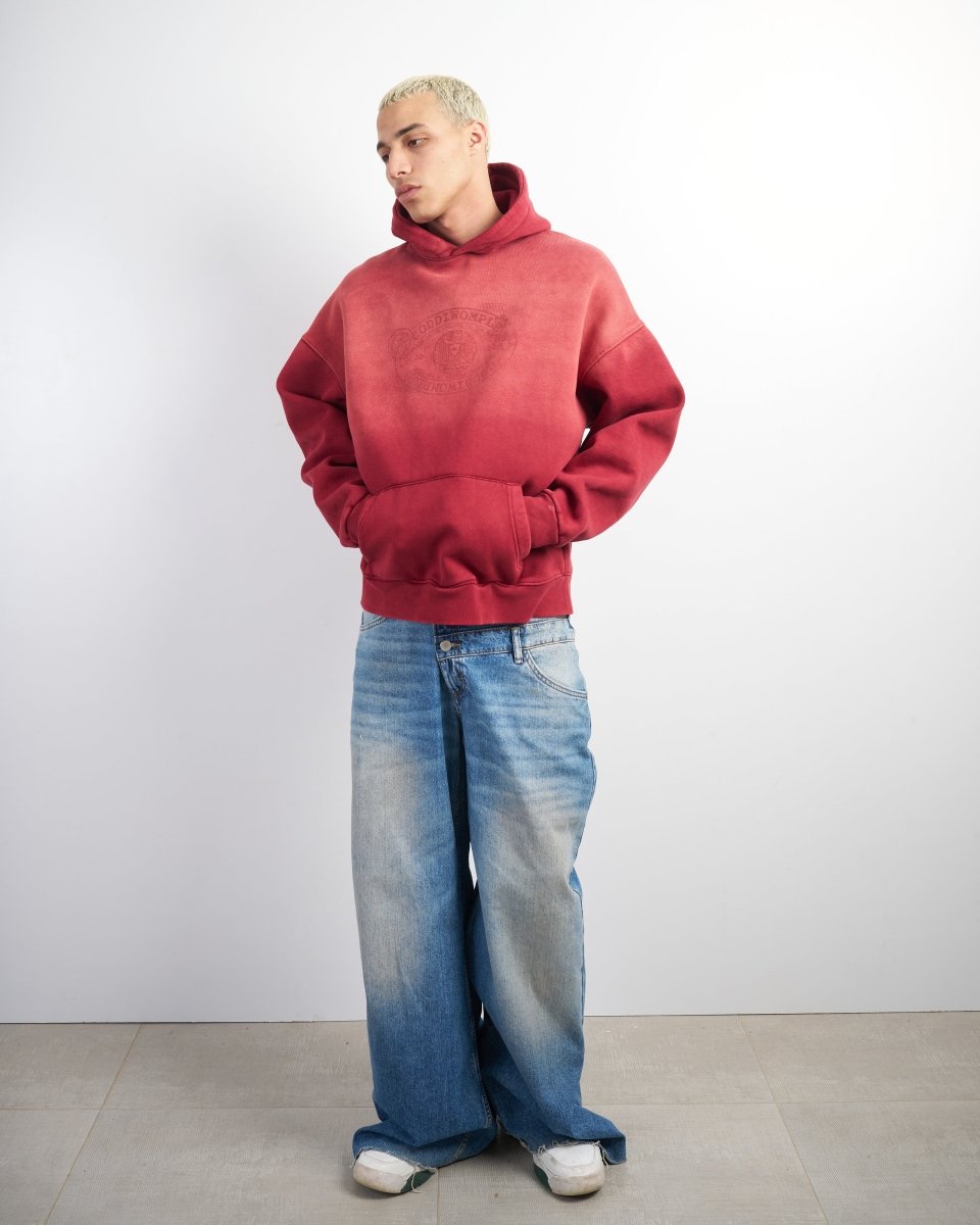 STAMP WASHED HOODIE - CODDIWOMPLE