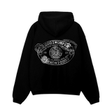 CODDIWOMPLE BLACK STAMPS HOODIE