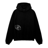 CODDIWOMPLE BLACK STAMPS HOODIE