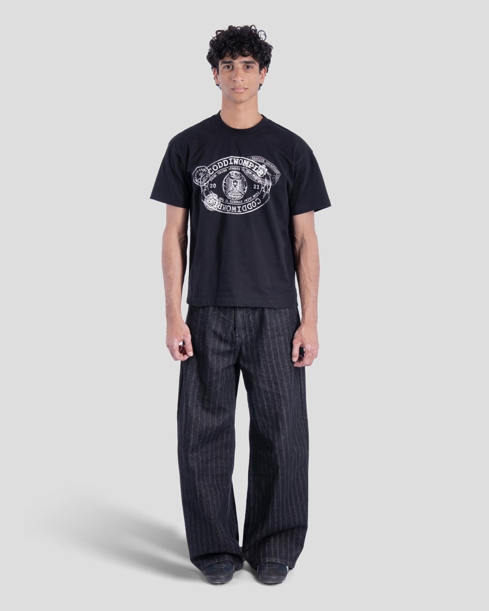 STAMPS BLACK TEE - CODDIWOMPLE