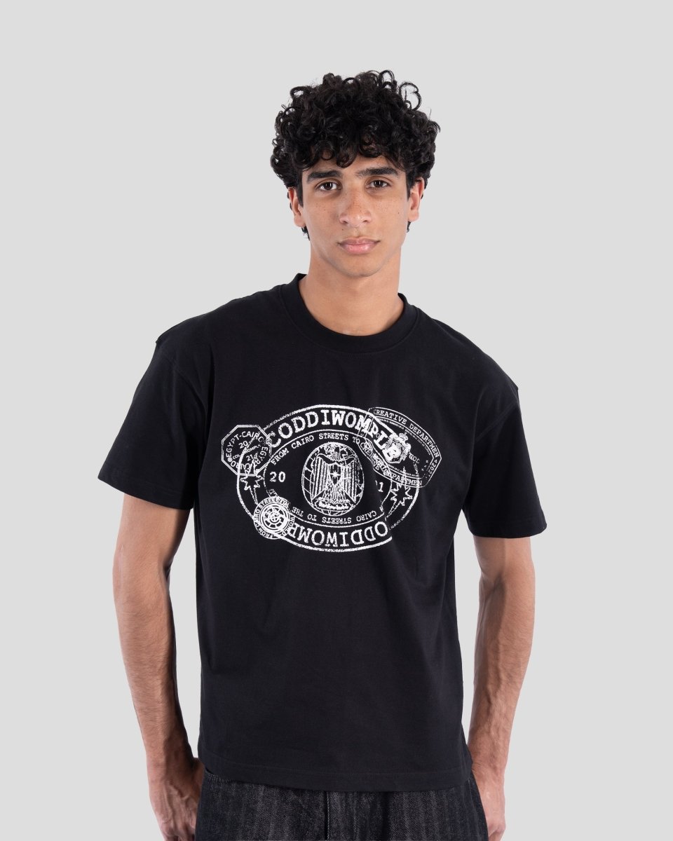 STAMPS BLACK TEE - CODDIWOMPLE