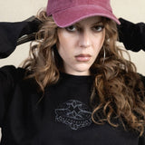 STENCIL WASHED PLUM CAP - CODDIWOMPLE