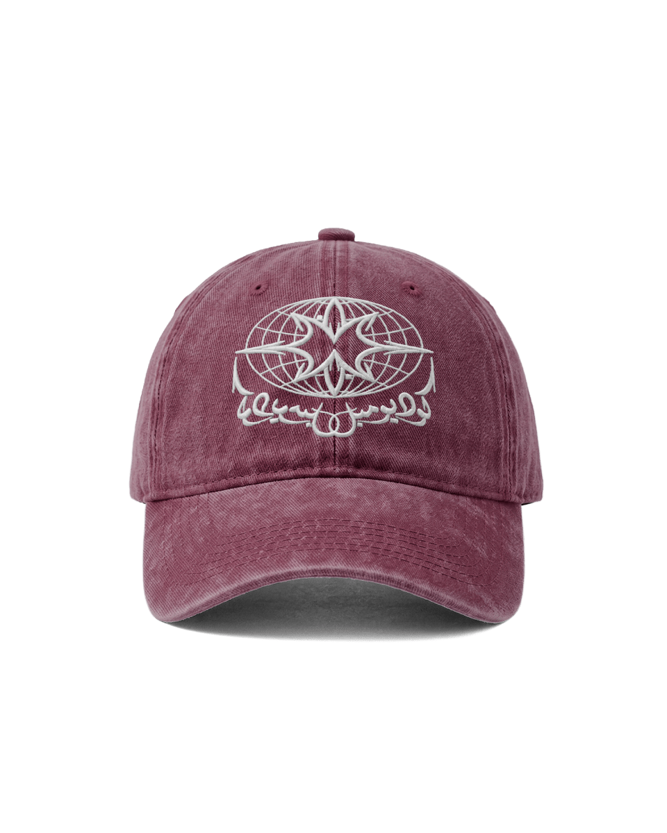 STENCIL WASHED PLUM CAP - CODDIWOMPLE