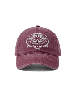 STENCIL WASHED PLUM CAP - CODDIWOMPLE