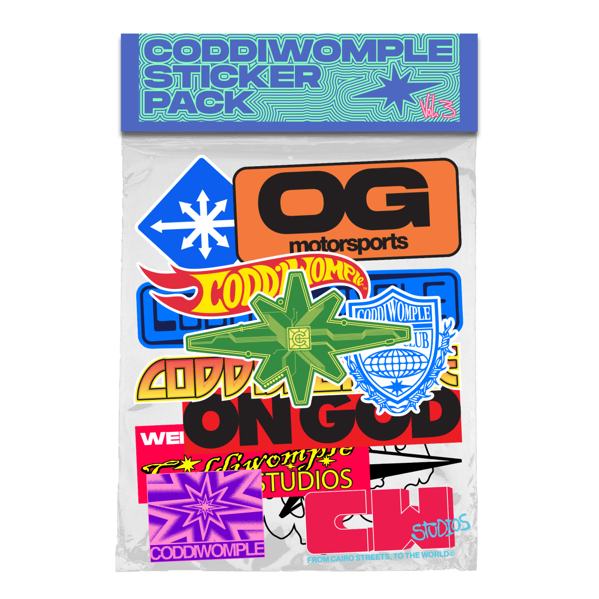 STICKER PACK VOL.3 - CODDIWOMPLE
