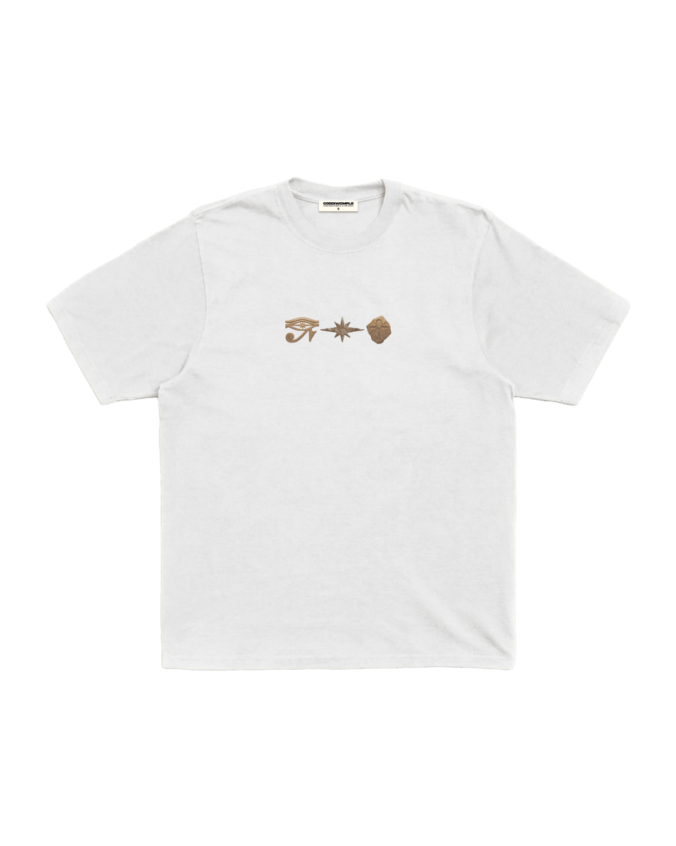 STONE WHITE TEE - CODDIWOMPLE