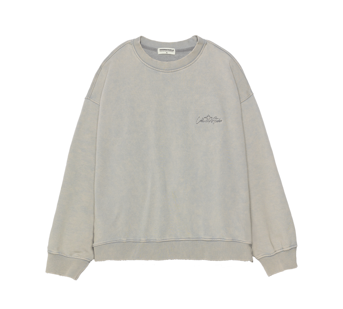 SUNFADED SILVER CREWNECK - CODDIWOMPLE