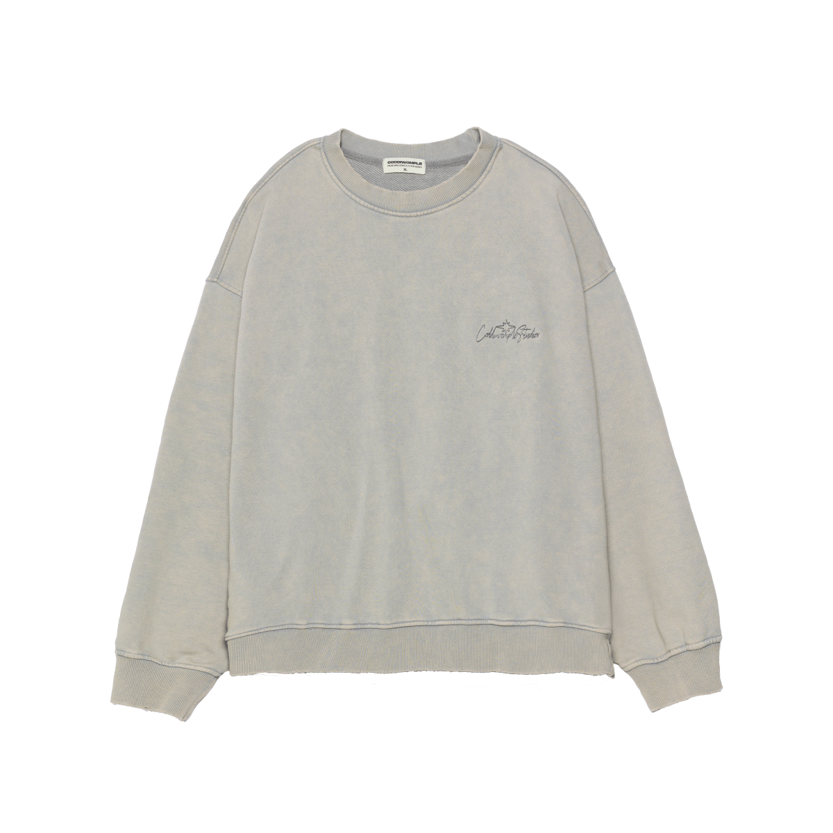 SUNFADED SILVER CREWNECK - CODDIWOMPLE