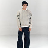 SUNFADED SILVER CREWNECK - CODDIWOMPLE