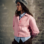SURGE PINK WOMEN FLANNEL JACKET - CODDIWOMPLE