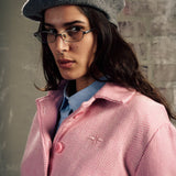 SURGE PINK WOMEN FLANNEL JACKET - CODDIWOMPLE