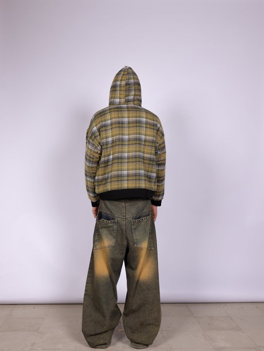 TARTAN REVERSIBLE ZIP - UP JACKET - CODDIWOMPLE