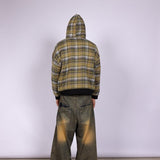 TARTAN REVERSIBLE ZIP - UP JACKET - CODDIWOMPLE