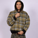 TARTAN REVERSIBLE ZIP - UP JACKET - CODDIWOMPLE