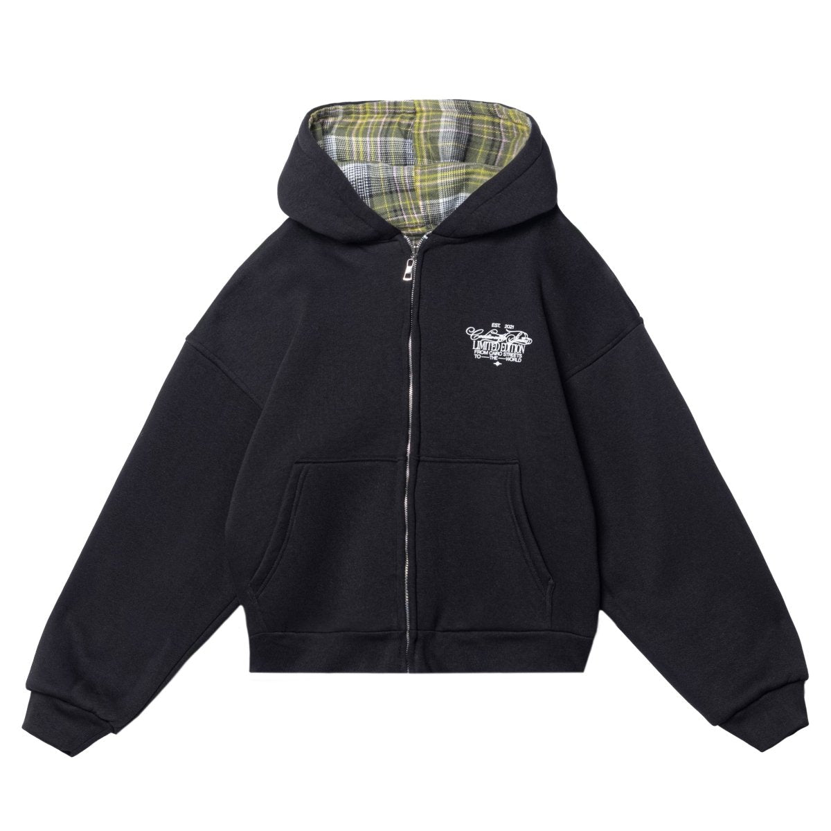 TARTAN REVERSIBLE ZIP - UP JACKET - CODDIWOMPLE