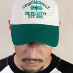 VARISTY 2-TONE GREEN/WHITE CAP - CODDIWOMPLE