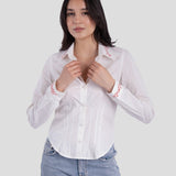 VINES WOMEN FITTED SHIRT - CODDIWOMPLE
